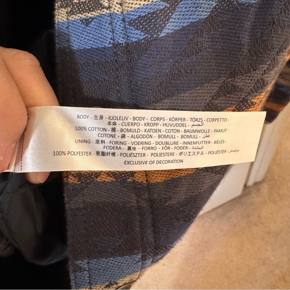 Ariat men’s hartland southwestern snap Shirt Jacket Size L - Picture 9 of 13